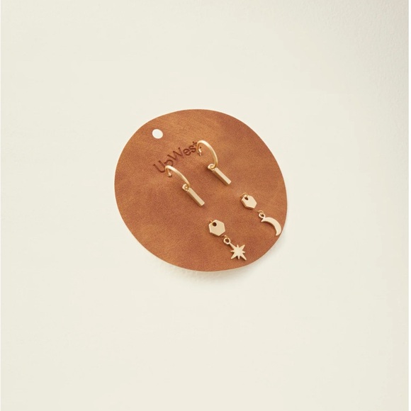 UpWest Jewelry - UpWest Interchangeable Charm Earring Set